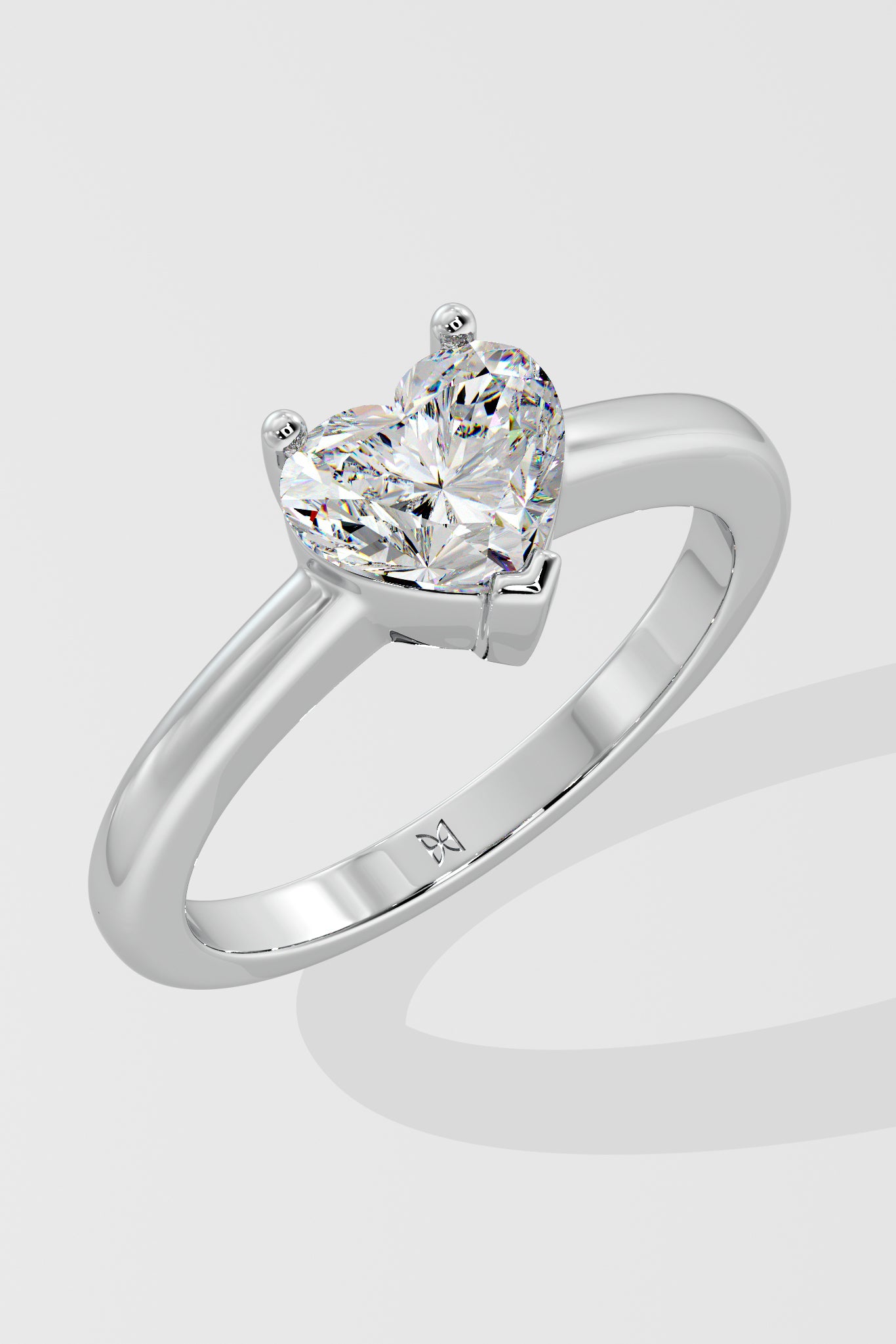 Grey Diamond Engagement Ring in Rose Gold Vintage Style Floral Ring | La  More Design